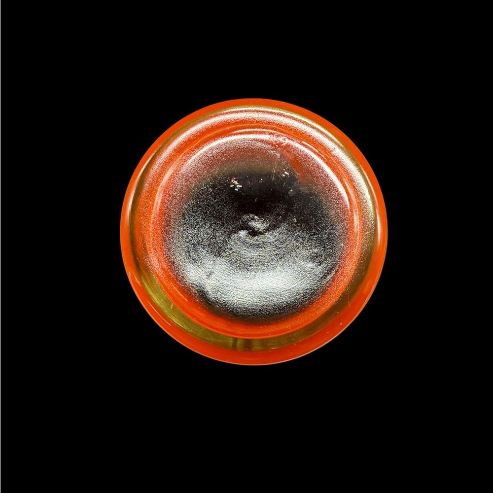 Blendo Vintage Tumblers & Juice Glasses Set of 4 Frosted Orange Gold Rim MCM - Picture 4 of 12